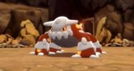 Heatran as it appears in Pokemon Brilliant Diamond and Shining Pearl (Image via The Pokemon Company)